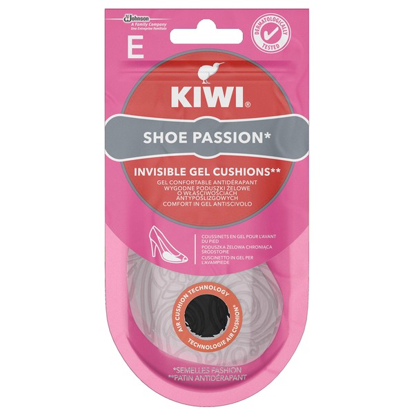 Kiwi Shoe Passion, Invisible Gel Cushions, 1 Pair, Pack of