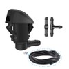 Windshield Washer Nozzles Kit, Windshield Washer Hose Kit with Connectors