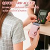 furid Small Card Wallet Women: Rfid Leather Smart Pop Up