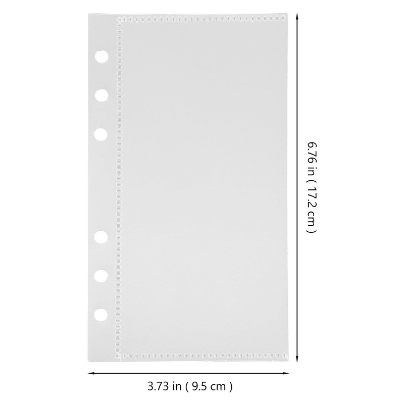SHINEOFI A6 Binder Dividers with 5 Clear Pp Pocket Pages