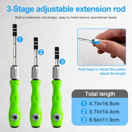 32 in 1 Small Precision Screwdriver Set, Zoikuloi Magnetic Mini Screwdriver Set, Professional Tiny Repair Tool Kit for Glasses, Watches, Laptop, Electronics, Toys, Jewelry, Computers