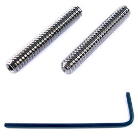 4-40 x 3/4" Socket Set Screws Cup Point Stainless Steel 20 Packs with .050 Hex Key Wrench 2 Packs