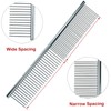 Pet Grooming Brush Metal Flea Comb for Removing Tangles Knots