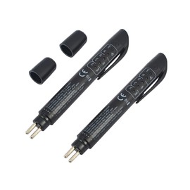 Brake Fluid Liquid Tester Pen,2PCS DOT 3 DOT 4 DOT 5.1 Brake Fluid Liquid Tester Pen, Car Diagnostic Testing Tool with 5 LED Indicators, Hydraulic Fluid Liquid Oil Moisture Analyzer