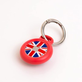 DELBOI AirTag Protector Case with Key Ring | Hard and Secure AirTag Protector Case From Bumps and Scratches - Pink