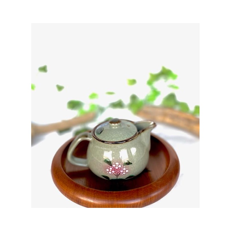Bakkaen Kyutani [Teapot / Teapot] Large Hydrangea Blue & Blue