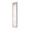 Infinity Decor Polished Chrome Georgian Style Brass Finger Push Plate 290 x 67mm - Ideal for Internal or External Front Door Gates