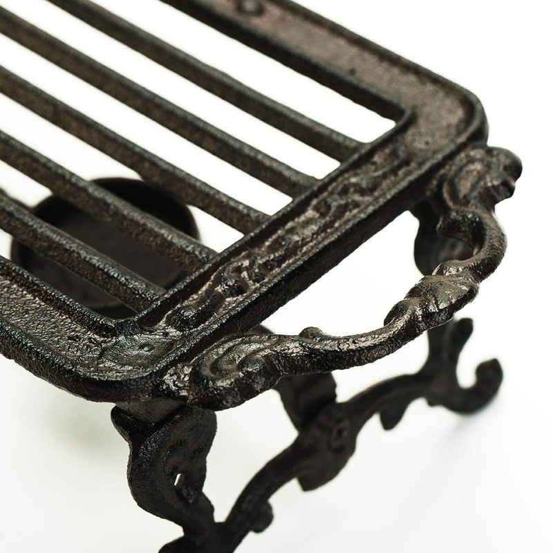 Sungmor Heavy Duty Cast Iron Teapot Dish Warmer Stable Holder