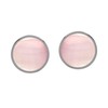 Silvershake 12 mm Pink Mother of Pearl 925 Sterling Silver