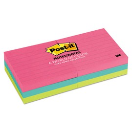 Post-it Notes Neon Colours 3" x 3" 6/Pk