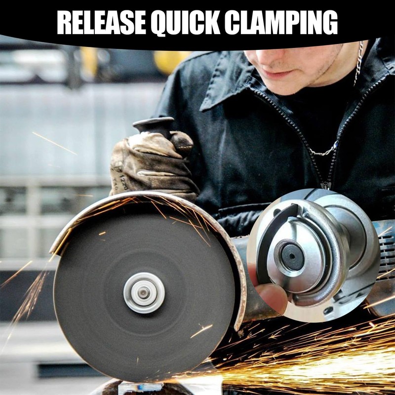 Katslyn Quick Release Nut for Angle Grinder, M14 Thread Self