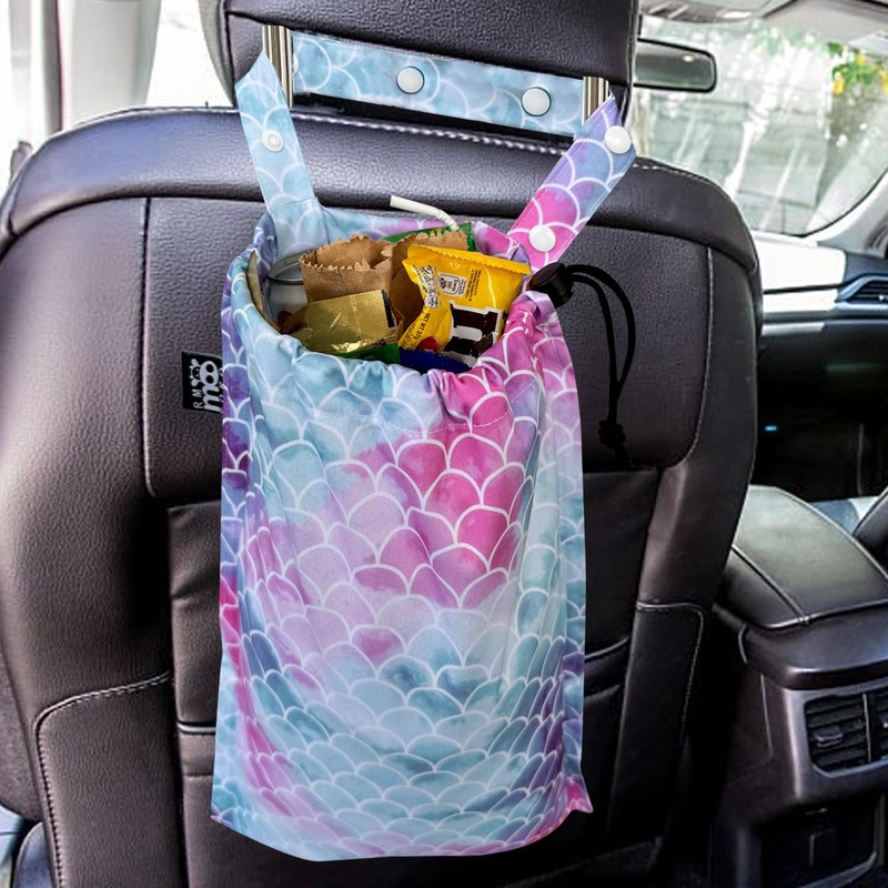 RMMOORORO Cute Hanging Car Trash Garbage Bag 100% Leakproof Waterproof