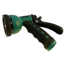 Hose Nozzle Pistol Super Sprayer- Auto Shut-off, Green, 9 Position,lawn & Garden Outdoor Water Saver, Conserve