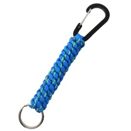 H.N.Z pckh-006 Carabiner Paracord Keychain Key Ring Light Blue, blue (light)