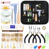 Tanstic 951Pcs Jewelry Making Supplies Kit, Jewelry Making Kit with Jewelry Making Tools, Jewelry Pliers, Jewelry Wires, Jewelry Jump Rings Findings and Storage Bag for Jewelry Repair and Beading