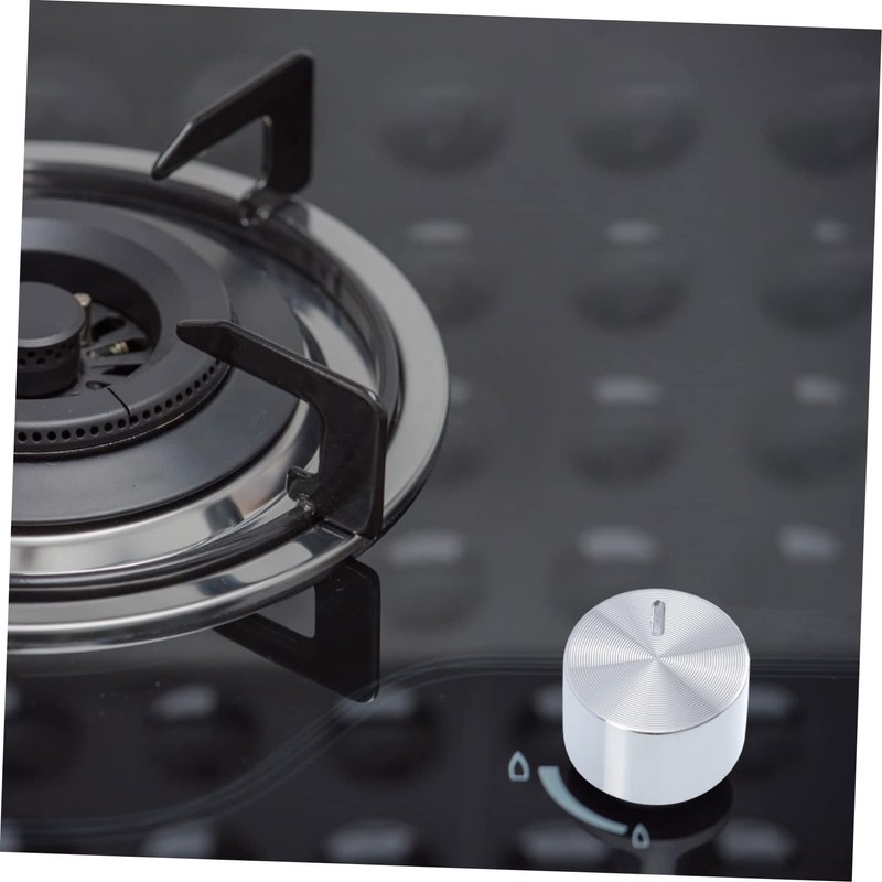 LABRIMP 5pcs Aluminium Alloy Cooker Stove Control Knobs Replacement Knobs