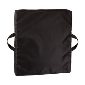 DMI Reversible Gel Foam Comfort Seat Cushion for Soft and Firm Support on Standard Chairs, Office Chairs and Wheelchairs, Removable Waterproof Oxford Nylon Cover, 16 x 18 x 2 Inches, Black