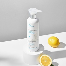 Obra Cooling Shampoo/Scalp Care Ginger & Lemon Shampoo Volume 500ml / 오브라 쿨링샴푸두피케어 진저앤레몬 샴푸 볼륨 500ml