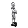 Veronese Design Silver Finish Medieval Knight in Armor Statue Figure