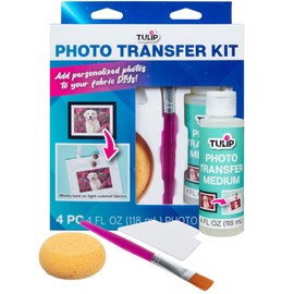 Tulip Photo Transfer Kit for Fabric, All-in-One and Easy to Use 4 Peice Kit