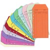 DARETOTRY Cash Envelopes Budget Envelopes Saving Envelopes 12 Colors 6