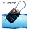 TSA Luggage Locks, 4 Digit Combination Lock Suitcase Padlock, Lock