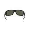 Oakley Men's OO9380 Double Edge Rectangular Sunglasses, Matte Black/Dark Grey,