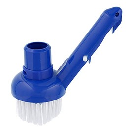 U.S. Pool Supply Swimming Pool Corner Vacuum Brush with Adjustable Vac Ring - Connects to Standard 1-1/2" Vacuum Hose and 1-1/4" Poles - Clean Corners, Steps, Stairs, Spa Jets - Safe for Vinyl Liners