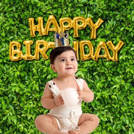 Pksoiil Nature Photography Spring Green Leafy Grass Background Green Grass Birthday Wedding Background 7x5FT