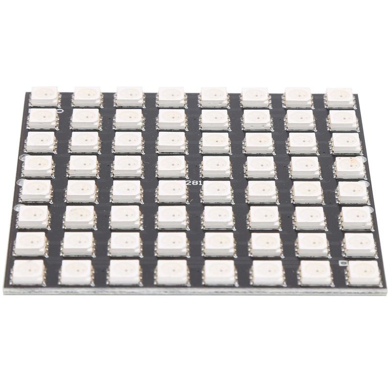 WS2812 64Digit RGB 5050 LED Development Board BuiltIn Full Color