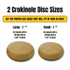26 Natural and Blue Crokinole Discs - Full Set (Large