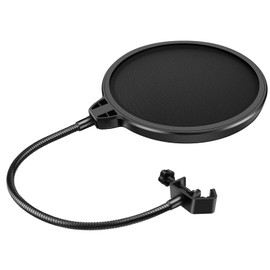 Yotto microphone pop protection mic, wind protection, foam windscreen, pop filter for Blue Yeti, MXL, Audio Technica and other microphones.