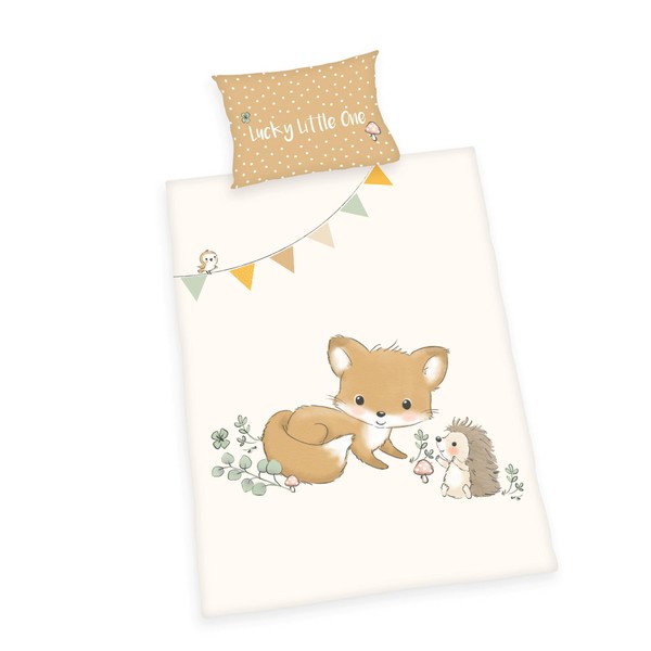 Herding Waldfreunde Bed Linen Set, Made in Green by Oeko