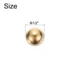 sourcing map 20pcs Precision Solid Brass Bearing Balls 1/2" Industrial