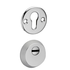 THIRARD 00990367 Safety Escutcheons Chrome Plated Elegant Design - Their shape prevents the use of tools used to pull or break the cylinder