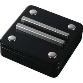 Visol Slide Black and Stainless Steel Cigar Ashtray