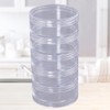 Diamond Storage Box Bead Storage Containers Clear Plastic Cylinder Bead