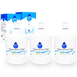 3-Pack Replacement for Whirlpool ET1FTTXKQ01 Refrigerator Water Filter - Compatible with Whirlpool 8171413, 8171414 Fridge Water Filter Cartridge