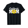 Softball Mom Number #4 T-Shirt