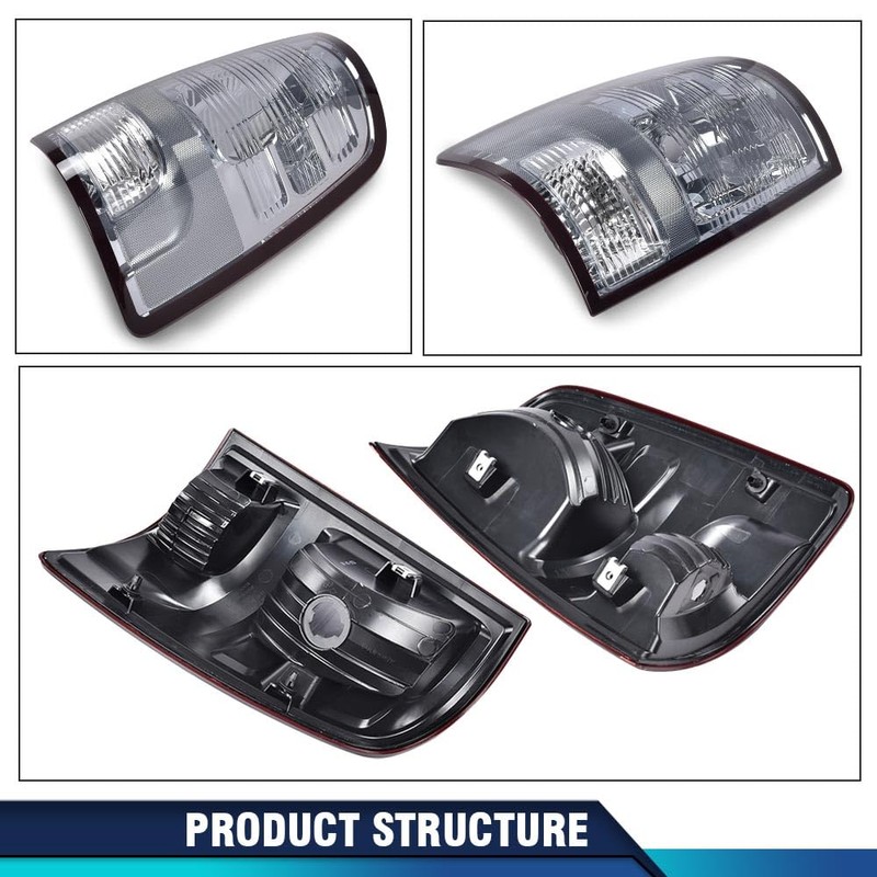 PIT66 Smoke Tail Lights,Compatible with 2009-2018 Dodge Ram 1500/Fit 2010-2018