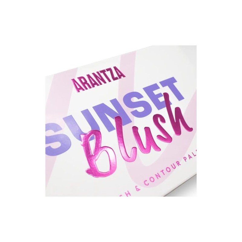 Paleta Rubor Sunset Blush Iluminador Maquillaje Arantza