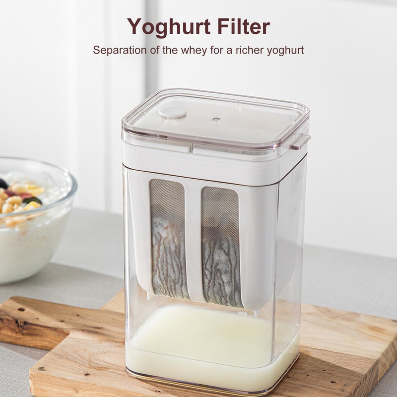 Yoghurt Maker, 1100 ml Capacity Bowl Greek Yoghurt Strainer, Fine