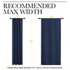 NICETOWN - Cortinas opacas con bolsillo para cortinero (106.7 cm