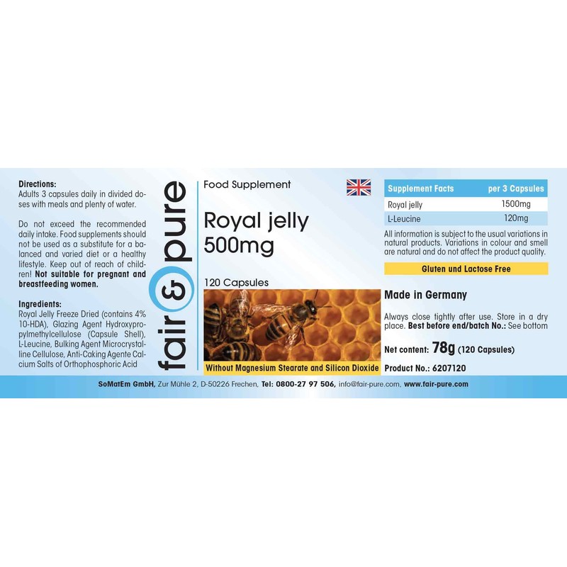 Fair & Pure® - Royal Jelly 500 mg - 120