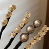 4pcs Chignon Maker Deft Bang Hair Bun Hair Maker Ribbon