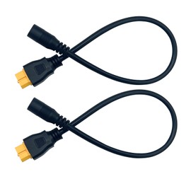 XT60 XT-60 Female to Female DC 5.5 mm x 2.5 mm Power Supply Cable for FPV Monitor Power Drone Power Cord Pack of 2