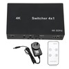4Kx2K HD Multimedia Interface Switch 4X1 Mouse Keyboard Control Video