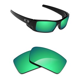 Alphax Emerald Green Polarized Replacement Lenses for Oakley Gascan OO9014