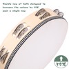 3Pack Double Row Tambourine for Adults 6 Inch 8 Inch