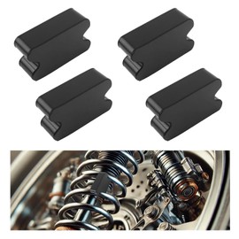 4PCS Coil Spring Spacer,Rubber Heavy-Duty Coil Spring Booster Suitable for 2.5" Coils Springs Elevation,Universal Rubber Lift Blocks with Noise Reduction Car Accessories